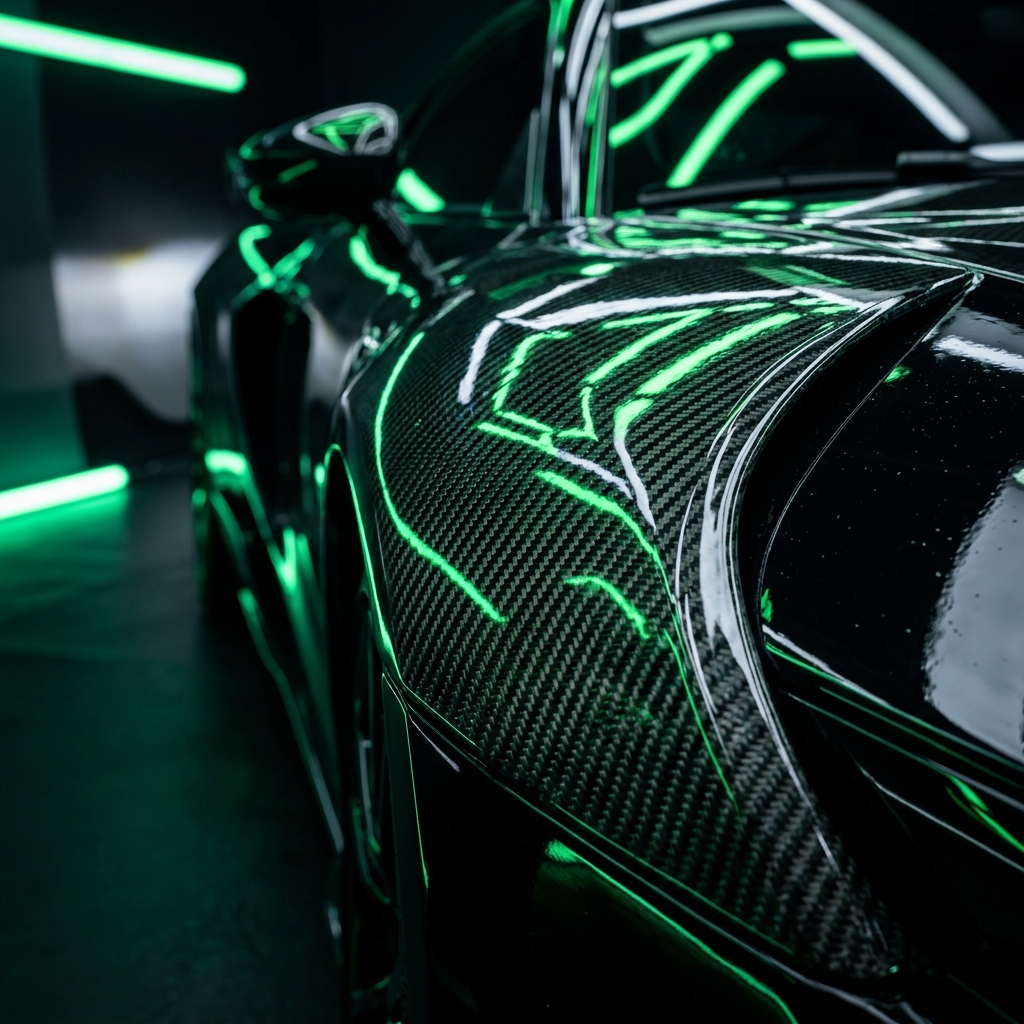 Detailer work closeup
